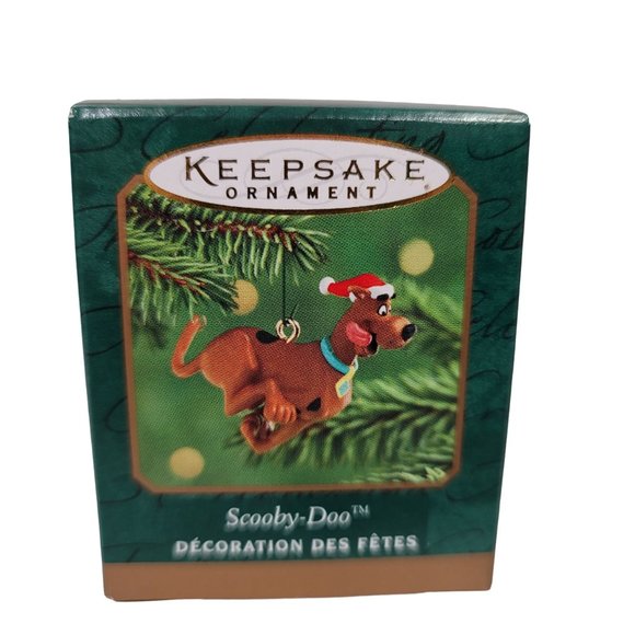 Scooby Doo`2001`Miniature-The Roof Goes Thump,Think Santa Here,Hallmark Ornament - Picture 1 of 2